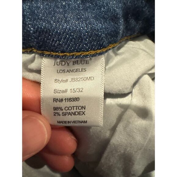 Judy Blue Jeans Size 15 / 32 Skinny Fit Distressed JB8250MD - Picture 5 of 5